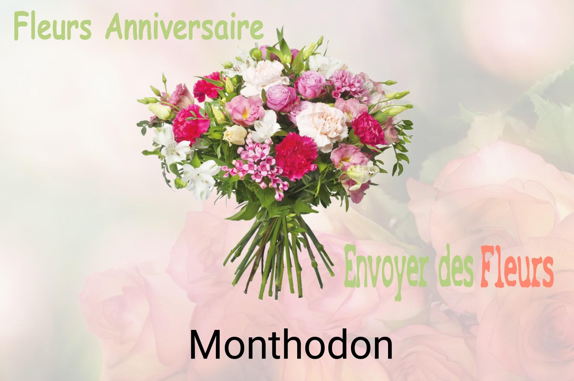 Bouquet de fleurs d’anniversaire livré à Monthodon